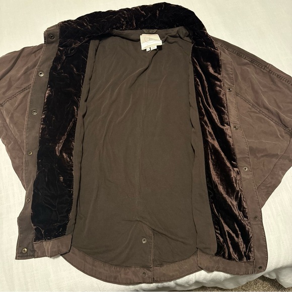 Anthropologie HEI HEI Velvet Trim Todra Cape Jacket SZ XS/S - Picture 12 of 14